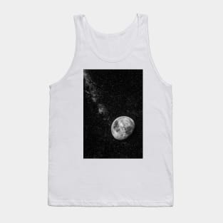 Space Moon Glow Tank Top